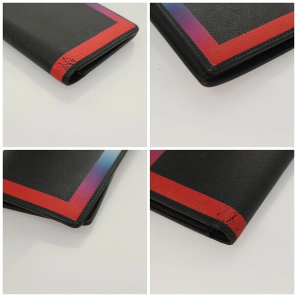 LOUIS VUITTON Taiga Rainbow Portefeuille Braza Long Wallet M30349 LV Auth 133008 - Picture 16 of 16